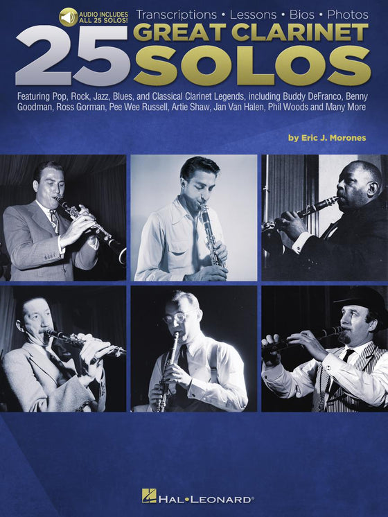 HAL LEONARD 00303920 25 Great Clarinet Solos