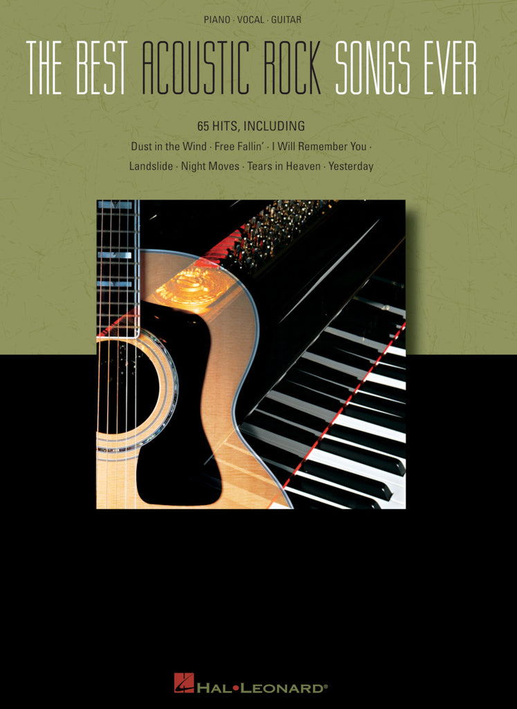 HAL LEONARD 00310984 The Best Acoustic Rock Songs Ever