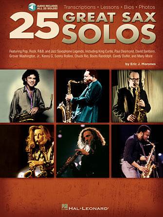 HAL LEONARD HL00311315 25 Great Sax Solos - Ray's Midbell Music
