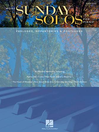 HAL LEONARD HL00311864 More Sunday Solos for Piano - Ray's Midbell Music