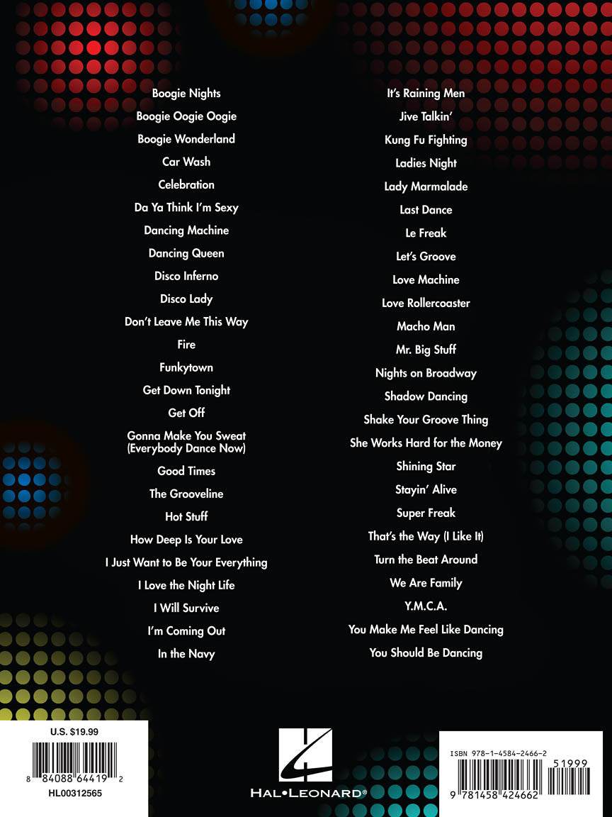 HAL LEONARD 00312565 The Best Disco Songs Ever - Ray's Midbell Music