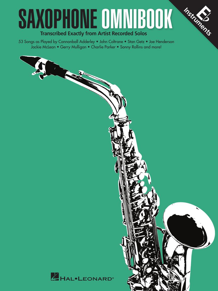 HAL LEONARD 00345963 Saxophone Omnibook for E-Flat Instruments - Transcribed Exactly from Artist Recorded Solos