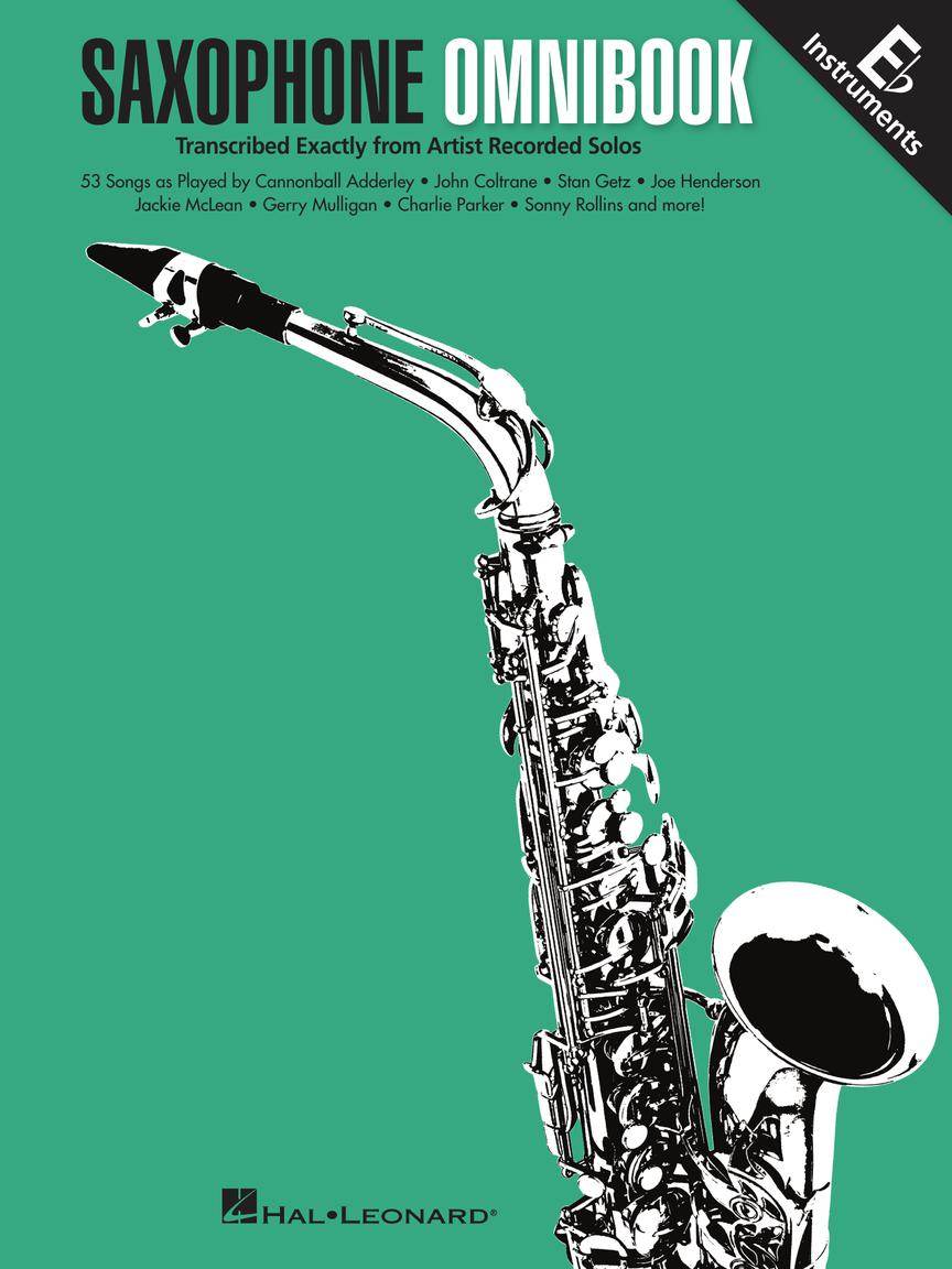 HAL LEONARD 00345963 Saxophone Omnibook for E-Flat Instruments - Transcribed Exactly from Artist Recorded Solos - Ray's Midbell Music