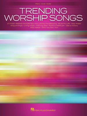 HAL LEONARD 00346008 Trending Worship Songs - 27 Fast-Rising Favorites - Ray's Midbell Music