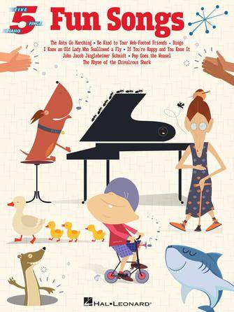 HAL LEONARD 00346769 Fun Songs for Five-Finger Piano - Ray's Midbell Music