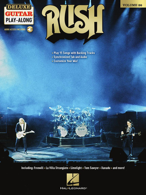 HAL LEONARD 00347952 Rush - Deluxe Guitar Play-Along Volume 26