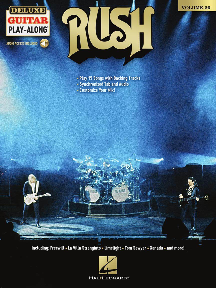 HAL LEONARD 00347952 Rush - Deluxe Guitar Play-Along Volume 26 - Ray's Midbell Music
