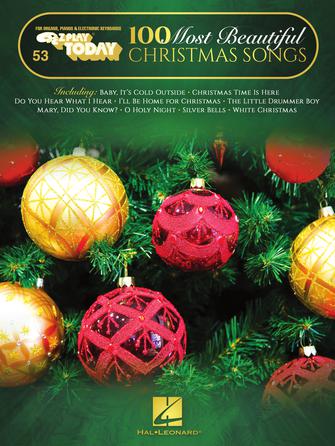 HAL LEONARD 00348318 100 Most Beautiful Christmas Songs - E-Z Play Today #53