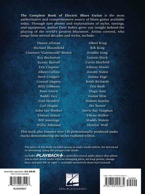 HAL LEONARD 00350627 The Complete Book of Electric Blues Guitar - An All-Inclusive Anthology of Performers & Playing Styl - Ray's Midbell Music