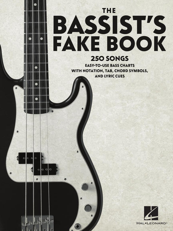 HAL LEONARD 00350979 The Bassist's Fake Book - 250 Songs with Easy-to-Use Bass Charts