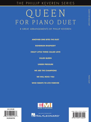 HAL LEONARD 00356759 Queen for Piano Duet - The Phillip Keveren Series - Ray's Midbell Music