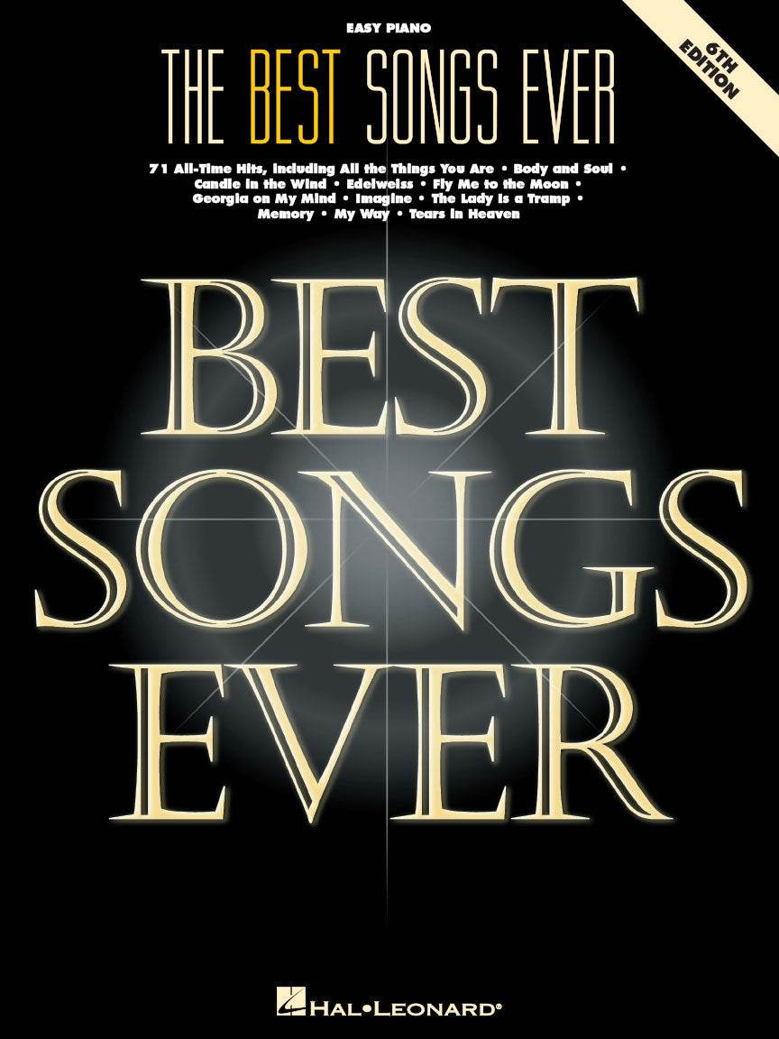HAL LEONARD 00359223 The Best Songs Ever - 6th Edition - Ray's Midbell Music