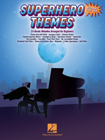 HAL LEONARD 00362606 Superhero Themes - 14 Heroic Melodies Arranged for Beginners