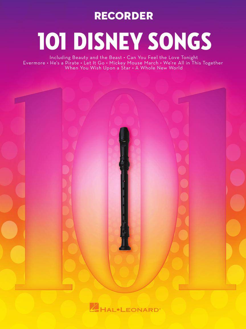 HAL LEONARD 00366060 101 Disney Songs - for Recorder - Ray's Midbell Music