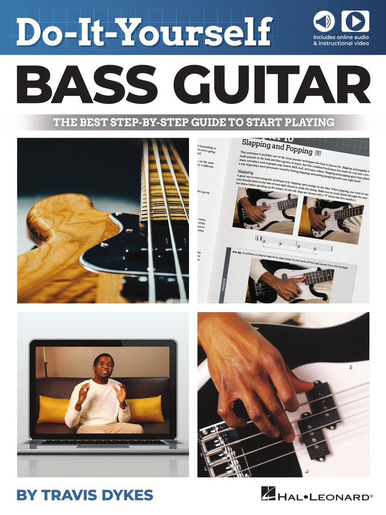 HAL LEONARD 00366445 Do-It-Yourself Bass Guitar - The Best Step-by-Step Guide to Start Playing