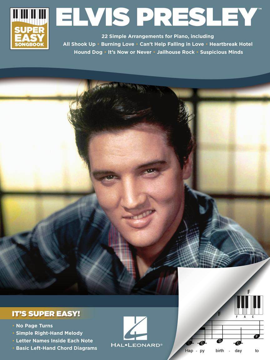 HAL LEONARD 00370075 Elvis Presley - Super Easy Piano - Ray's Midbell Music