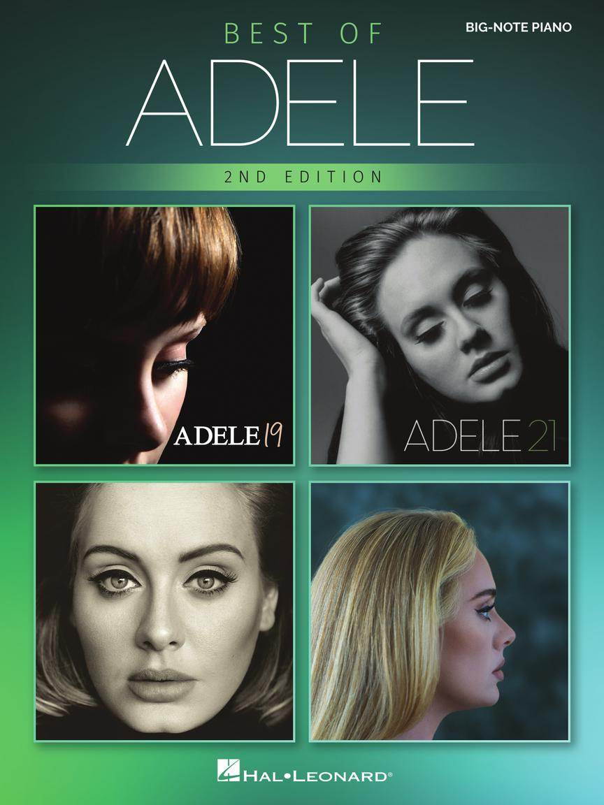 HAL LEONARD 00418023 Best of Adele for Big-Note Piano - 2nd Edition - Ray's Midbell Music