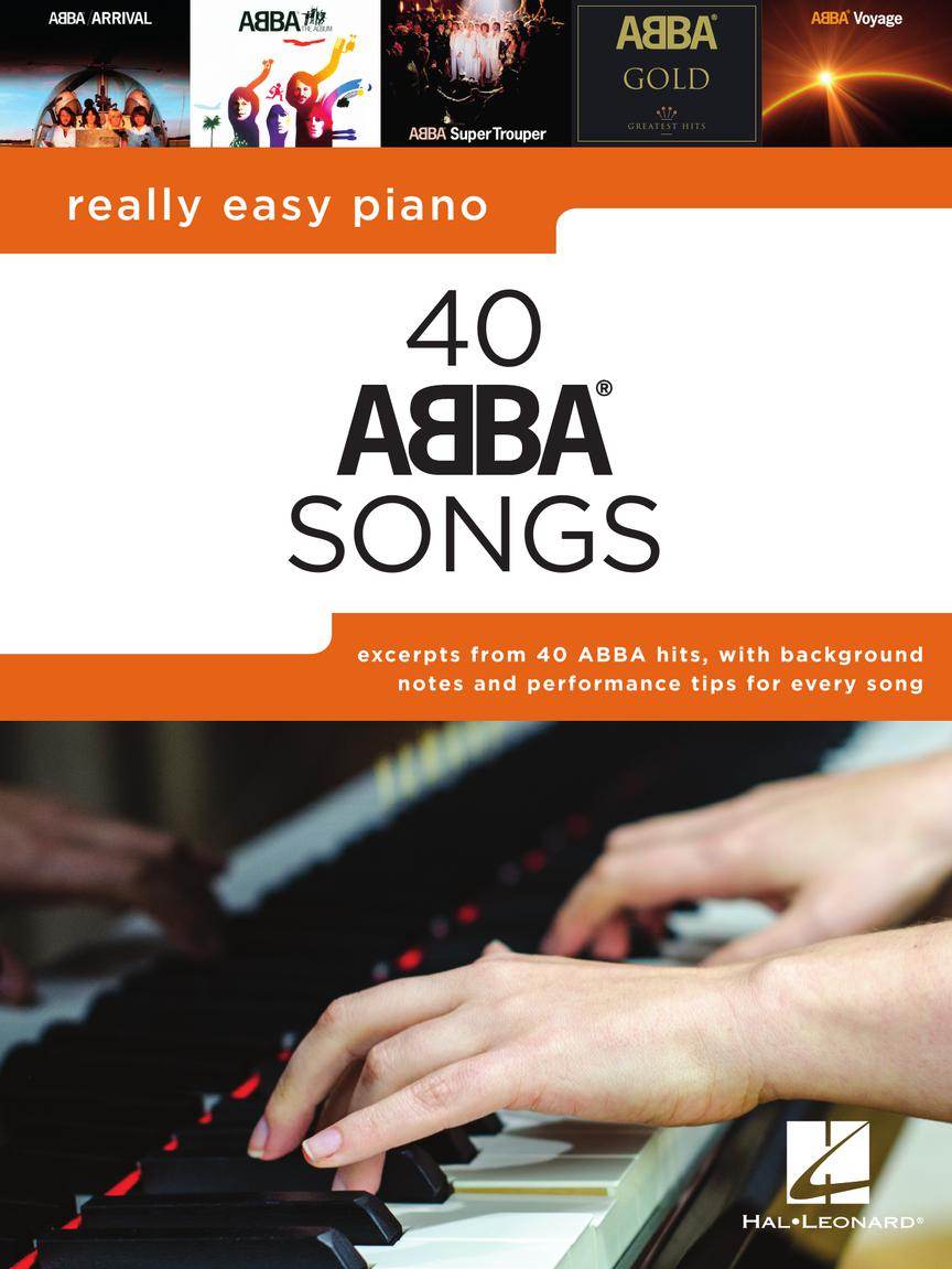 HAL LEONARD 00450328 Really Easy Piano: 40 ABBA Songs - Ray's Midbell Music