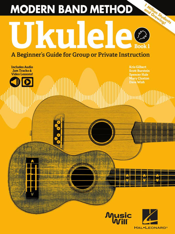 HAL LEONARD 00693619 Modern Band Method - Ukulele, Book 1 - A Beginner's Guide for Group or Private Instruction