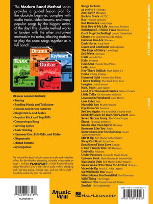 HAL LEONARD 00693619 Modern Band Method - Ukulele, Book 1 - A Beginner's Guide for Group or Private Instruction - Ray's Midbell Music