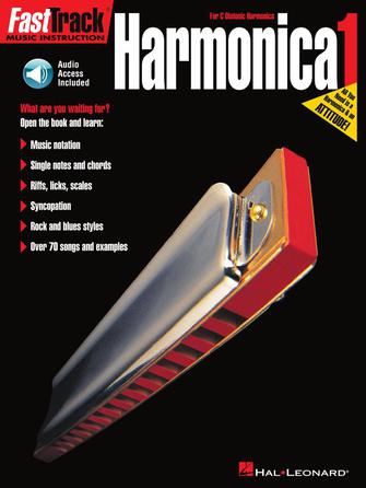 HAL LEONARD HL00695407 FastTrack Harmonica Method - Book 1