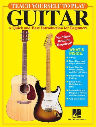 HAL LEONARD HL00695786 Teach Yourself to Play Guitar - Ray's Midbell Music