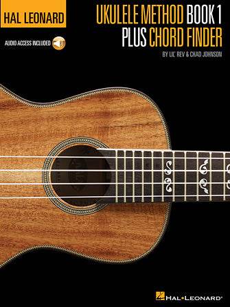 HAL LEONARD HL00696472 Hal Leonard Ukulele Method Book 1 Plus Chord Finder - Ray's Midbell Music