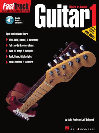 HAL LEONARD HL00697282 FastTrack Guitar Method - Book 1