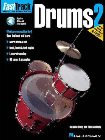 HAL LEONARD 00697295 FastTrack Drums Method - Book 2 - Ray's Midbell Music