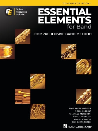 HAL LEONARD 00870242 Essential Elements for Band - Conductor Book 1 with Online Resources