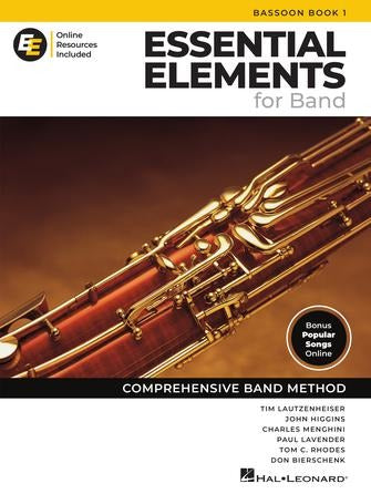 HAL LEONARD 00870245 Essential Elements for Band - Bassoon Book 1 with Online Resources