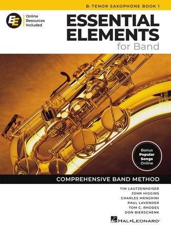 HAL LEONARD 00870250 Essential Elements for Band - Bb Tenor Sax Book 1 with Online Resources
