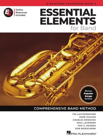 HAL LEONARD 00870325 Essential Elements for Band - Eb Baritone Sax Book 2 with EEi