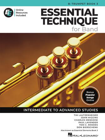 Hal Leonard 00870344 Essential Technique for Band Bb Trumpet Book 3 with Online Resources