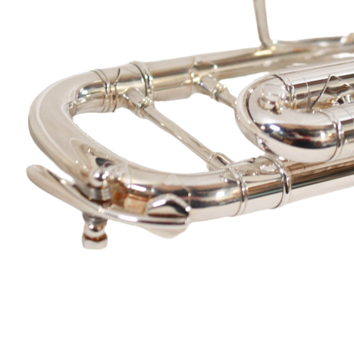BACH 180S371336 Strad Trumpet, Silver Plated, Gold Plated Inside Bell, 3C Mpc, w/ Deluxe Case - Ray's Midbell Music