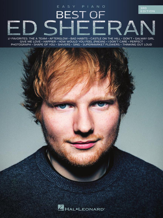 HAL LEONARD 01052267 Best of Ed Sheeran - 3rd Edition