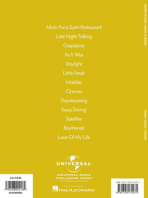HAL LEONARD 01060060 Harry Styles - Harry's House - Ray's Midbell Music