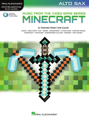 HAL LEONARD 01074313 Minecraft - Music from the Video Game Series - Alto Sax Play-Along - Ray's Midbell Music