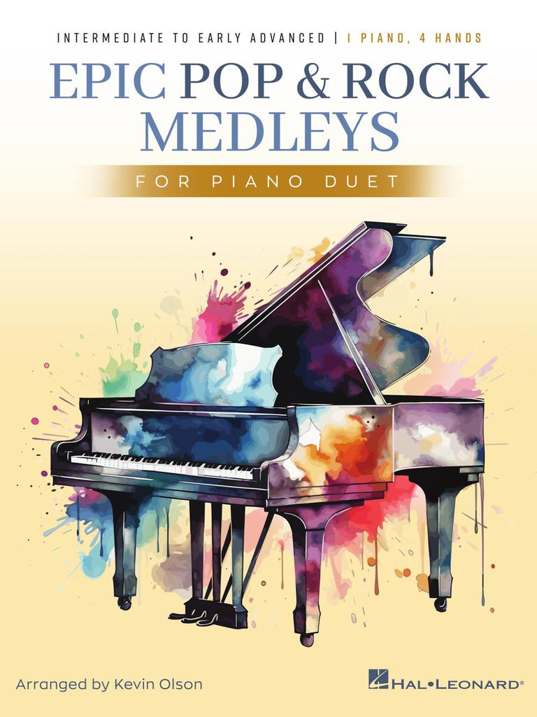 HAL LEONARD 01115697 Epic Pop and Rock Medleys for Piano Duet