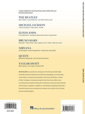 HAL LEONARD 01115697 Epic Pop and Rock Medleys for Piano Duet - Ray's Midbell Music