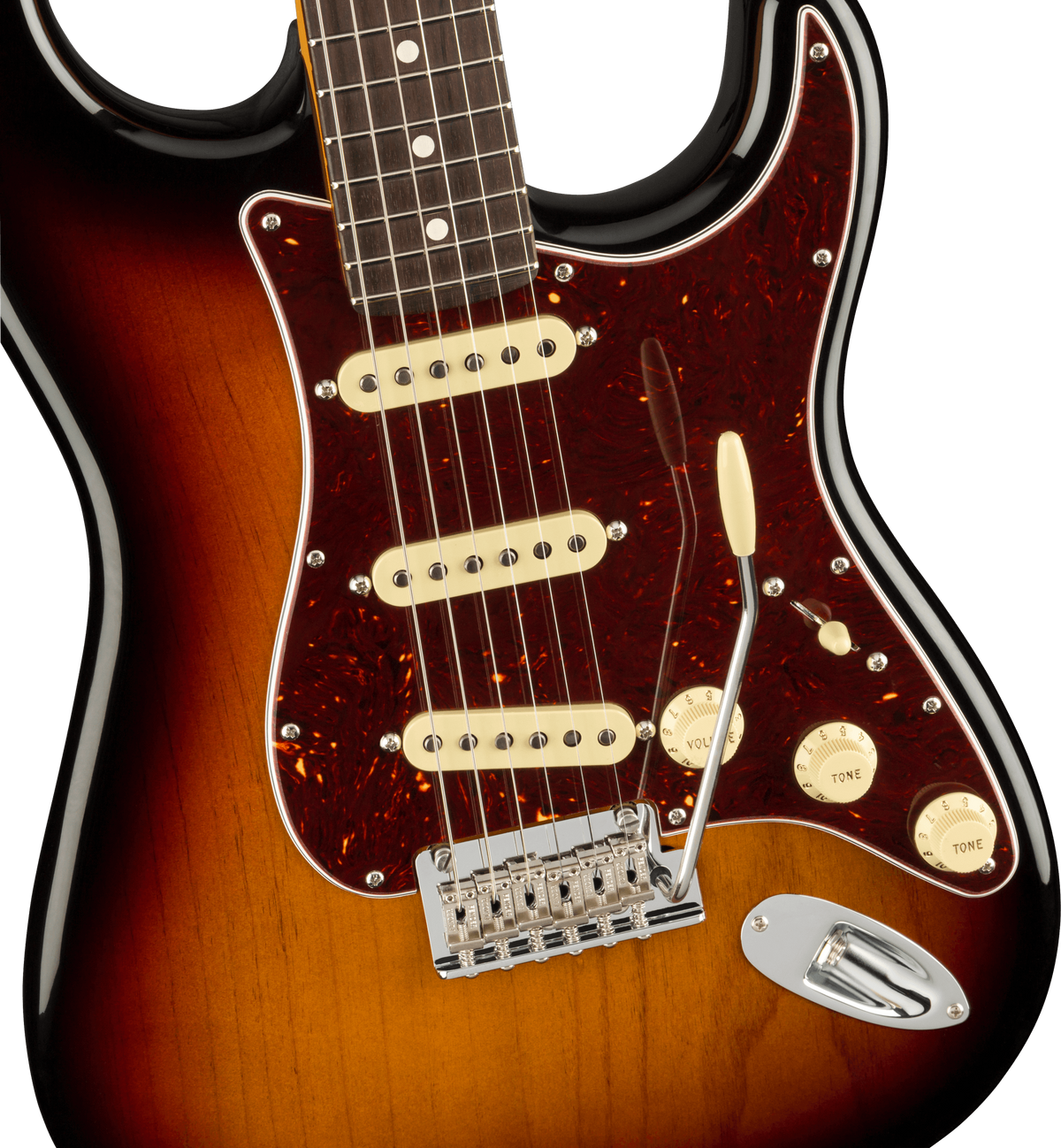 Fender 0113900700 American Professional II Stratocaster Electric Guitar (3 Color Sunburst)