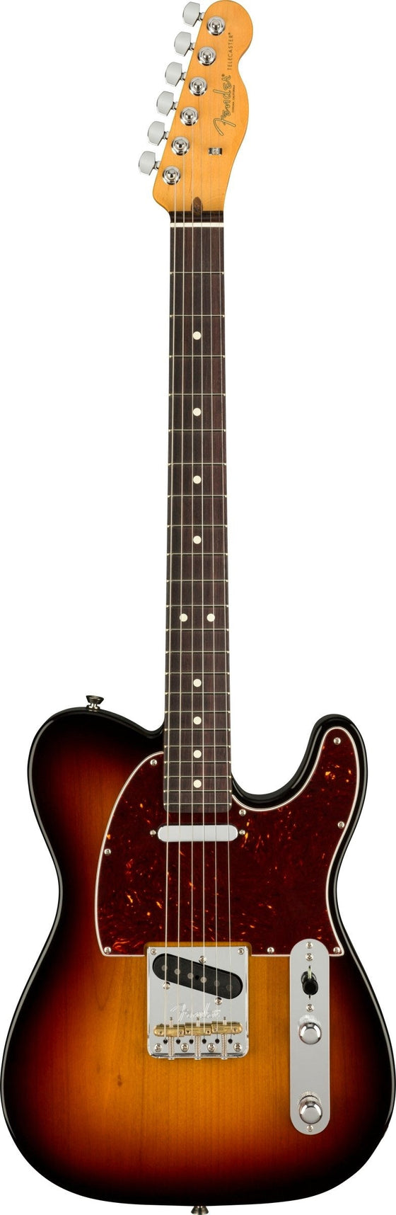 FENDER 0113940700 American Professional II Telecaster Electric Guitar (3 Tone Sunburst) W/Case