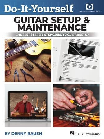 HAL LEONARD 01140236 Do-It-Yourself Guitar Setup & Maintenance - The Best Step-by-Step Guide to Guitar Setup Includes Over Four Hours of Video Instruction