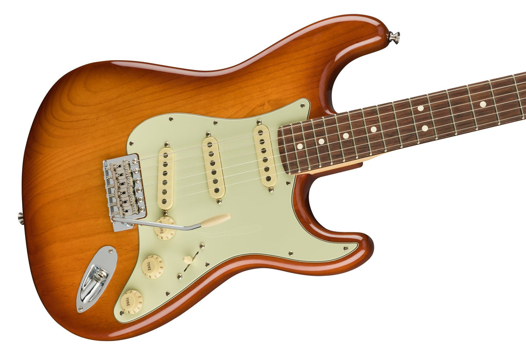 FENDER 0114910342 American Performer Stratocaster Electric Guitar (Honey Burst) W/Gig Bag