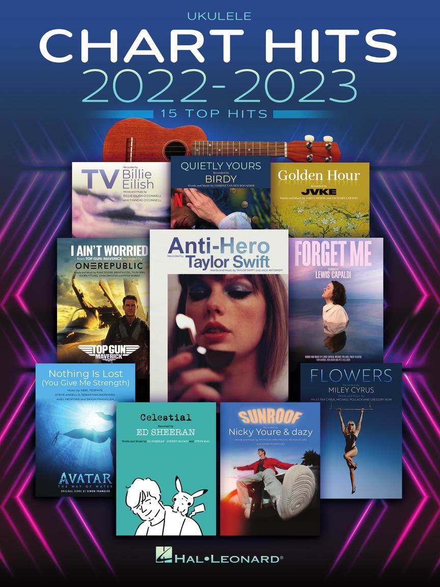 HAL LEONARD 01167298 Chart Hits of 2022-2023 Ukulele - Ray's Midbell Music