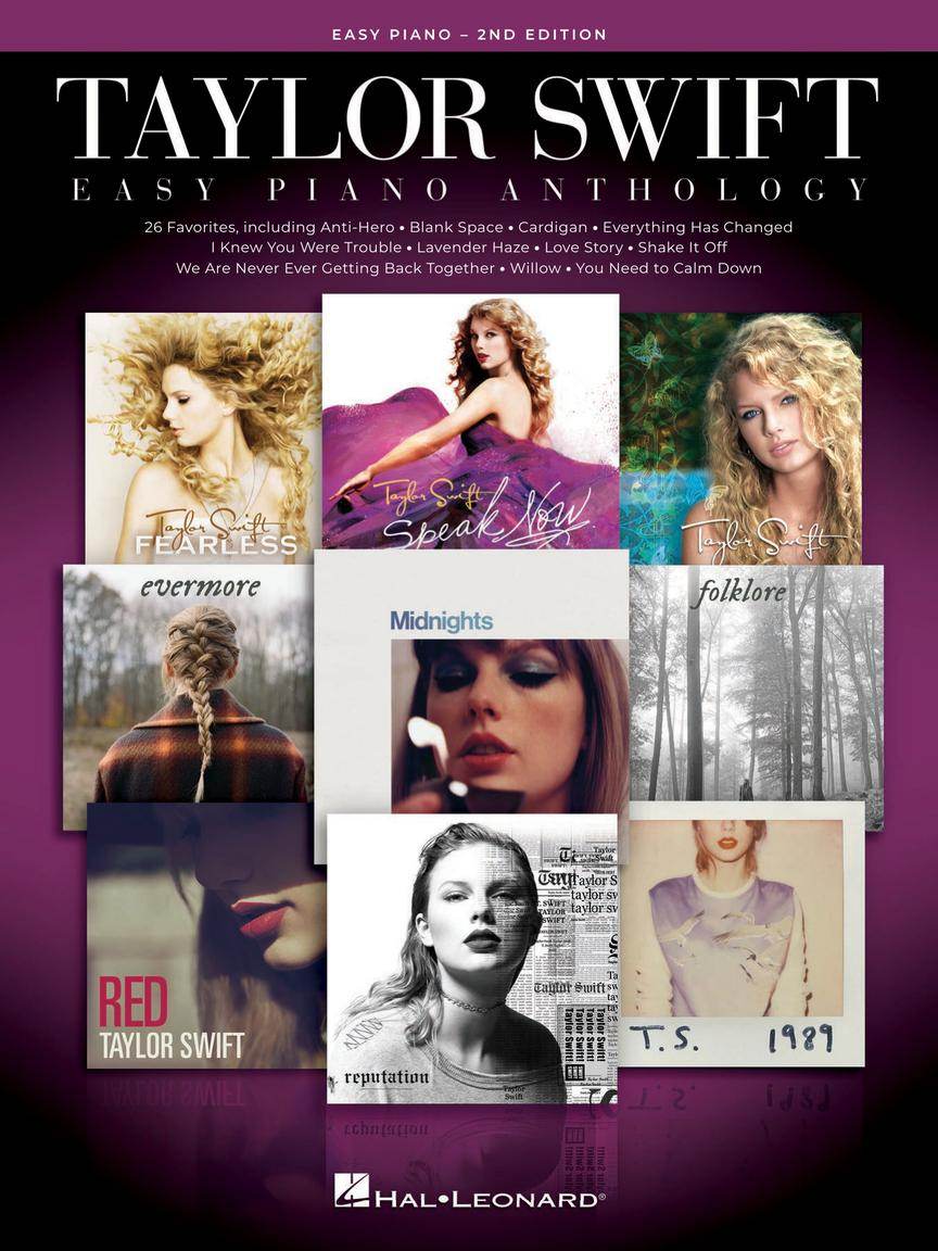 HAL LEONARD 01192432 Taylor Swift Easy Piano Anthology - 2nd Edition - Ray's Midbell Music