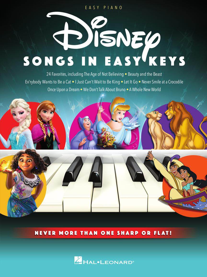 HAL LEONARD 01203265 Disney Songs in Easy Keys - Ray's Midbell Music