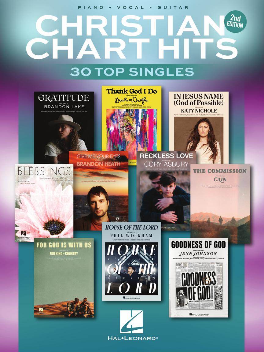 HAL LEONARD 01265163 Christian Chart Hits - 2nd Edition - 30 Top Singles - Ray's Midbell Music