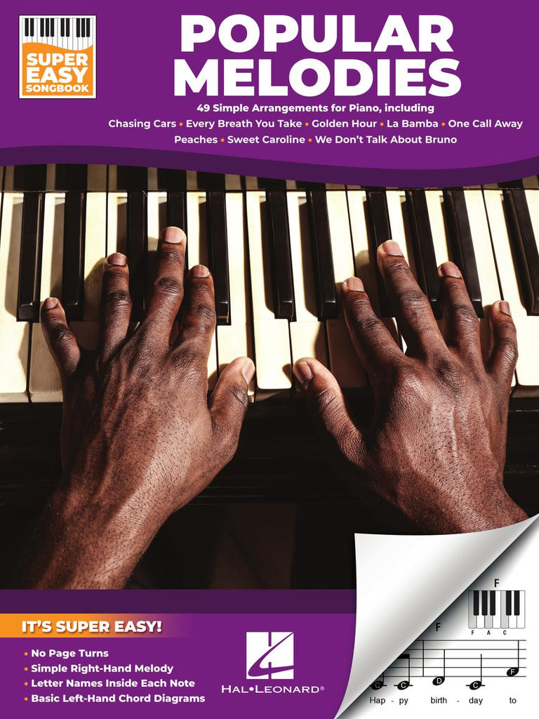 HAL LEONARD 01315782 Popular Melodies - Super Easy Songbook