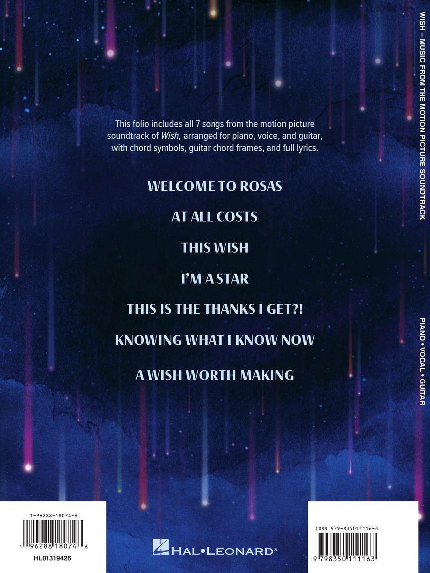 HAL LEONARD 01319426 Wish - Music from the Motion Picture Soundtrack - Ray's Midbell Music